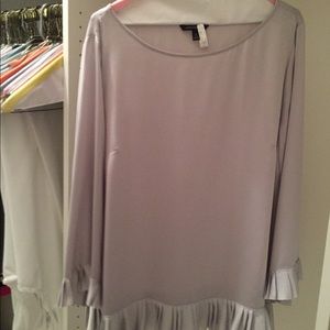 Banana Republic XL Grey blouse -EUC